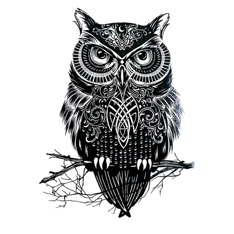 Photo tatouage hiboux