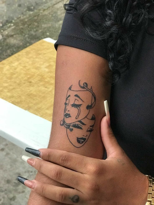 photo tatouage masque